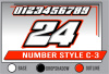 PRINTED NUMBER SET C-3